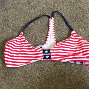 American flag bikini top